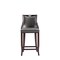 Manhattan Comfort Emperor Faux Leather Barstool in Pebble Grey BS008-PE - alternate 10
